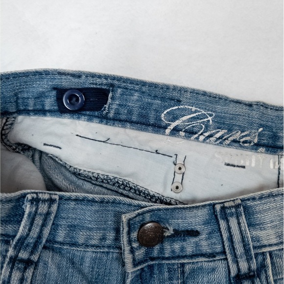 Vintage Y2K Cars Jeans - Men's Straight Leg Stencil Logo Denim Pants -β Size 14 - Picture 8 of 12